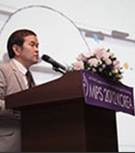 2012 MIPS 워크숍 연단에서 강연하는 모습